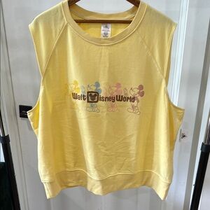 3x Yellow Walt Disney World Terry knit top